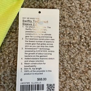 Lululemon Swiftly Tech Short